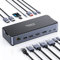 Dock USB C Docking Station USB C Double Monitor 15 en 1 Stations d'accueil Single 8K Triple Monitor 4K, HUB Dual HDMI, Displayport, 10Gbps USB 3.1, PD 100W, Ethernet RJ45 pour Dell