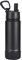 Hydrate Bottles Black Stainless Steel Water Bottle with Black Half Silicone Sleeve - Leak-Proof Insulated Water Bottles - Drinking Bottle for Hot and Cold Beverages Hydration On-The-Go - 750ml