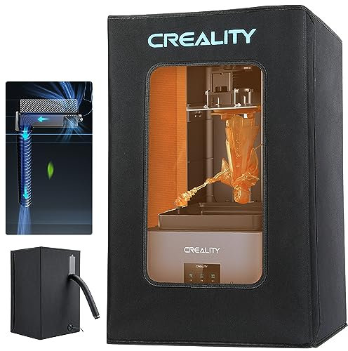 Creality Resin 3D Printer Enclosure Protective Cover with Carbon Filter,Fresh Air,Dust&Noise Reduce Tent for Creality HALOT ONE,HALOT-ONE PLUS/PRO, HALOT SKY,HALOT LITE,HALOT MAGE/PRO,HALOT RAY,LD-006