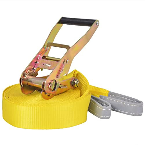 SKM Slackline 15 m x 50 mm 150 kg Gelb, Weight: 2.39 kg, 142667
