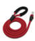 Aiminto Dog Leash, Braided Rope Traction – Walking Training Lead for Medium/Large Dogs ((1/2) - 6FT, Red)