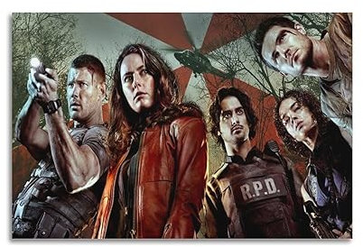VZRSQZK Filmposter Resident Evil, dekoratives Gemälde, Leinwand-Wandposter und Kunstdruck, modernes Familienschlafzimmer-Dekor-Poster, 30 x 45 cm