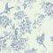Yomshi Self Adhesive Wallpaper Blue Bird Wallpaper Swallow Peel and Stick Wallpaper 41×300cm Floral Contact Paper Waterproof Vinyl Film for Wall Furniture