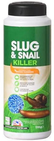 Doff Slug & Snail Killer Pellets 400g - Organic Garden Pest Control Ready to Use Ferric Phosphate Bait for Plants Vegetables