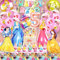 Kit Compleanno Principesse 5 Anni - 53 Pezzi Con Palloncini, Tovaglia, Decorazione Torte e Accessori per Festa