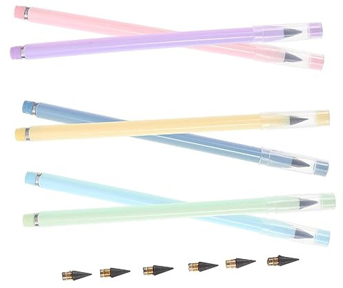 BCOATH Ewig Bleistifte Ohne Anspitzen Tintenlose Bleistifte Für Schüler Künstler Radierbar Leicht Praktisch