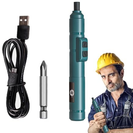 Destornillador eléctrico | Destornillador eléctrico pequeño inalámbrico con puntas magnéticas | Destornillador eléctrico para construcción de PC, destornillador motorizado recargable para joyeros de r