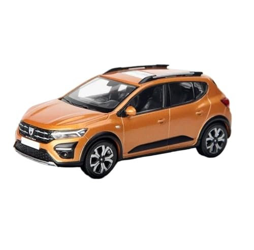 CUTSUGOK maßstabsgetreues Auto 1:43 for Maßstab Dacia Stepway 2021 Legierung Auto Modell Sammlung Souvenir Display Ornamente Fahrzeug Modellfahrzeug zum Sammeln