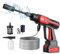 EAFCar Cordless Pressure Washer, Portable High Power Washer Machine with 4.0Ah Rechargeable Battery, Pressure Washer for Car/Floor/Garden Cleaning & Watering (Redblack)