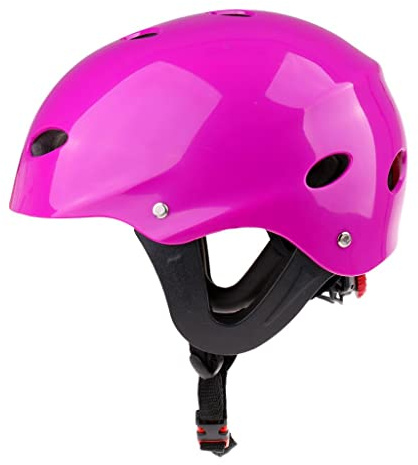 Casco de seguridad para deportes acuáticos, wakeboard, kayak, canoa, con protector de oídos, color verde, talla L