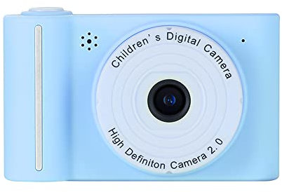 Hanzete 1080P Mini Kids Digital Camera Digital Video Camera for Kids Dual Lens 2.0 Inch IPS Screen Built-in Battery Cute Photo Frames Interesting Games with Neck Strap Birthday Christmas Boys Girls