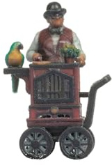 Noch H0 Figure Rotary Organ Player - Figure for Model Making Landscapes, 1:87 H0 Scale