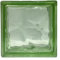 Pavés Smart Ondulé Bloc de verre coloré dans la masse verte | Dimension 190 x 190 x 80 mm | Euro/pcs. 4,50 | Unité de vente : une boîte de 6 pièces.