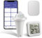 Wlan Pool Thermometer Kombinationsset mit WiFi Gateway Hub, Schwimmendes IPX7 Wasserdicht, Pool Thermometer mit APP Fernüberwachungund Großes Digitaldisplay, Alarm, Weiß