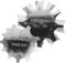 Beavorty 2pcs Nail Art Stamper French Manicure Guides Metal Nail Templates Manicure Supplies Art Tool Gel Polish
