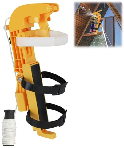 Sprühdosen Verlängerung Adapter, Sprühdosenhalter 2.0 Upgrade, Einstellbarer Spraydosenhalter, Fenstergriff Verlängerung Sprühdosenhalter, für Wespenspray Wespenschaum Sprühfarbe Fensterreinigung (A)