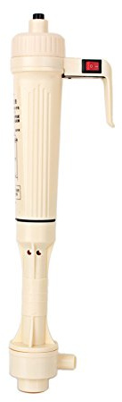 Greensen Nettoyeur de Gravier d'aquarium électrique, Plastique ABS, Pompe à Vide d'aquarium Facile à Utiliser avec des Réservoirs 'eau Douce ou 'eau Salée