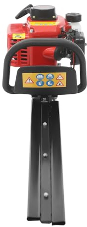 Benzin Heckenschere 22,5cc 0,9PS, 56cm Teleskop Heckenschere mit 2-Takt Motor, akkuheckenschere für Dicke Äste bis 10mm, Ergonomischer Griff, Leicht & Leistungsstark