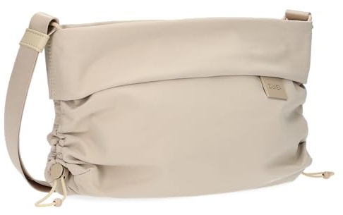 Zwei Damen Umhängetasche AMIE AM70 – 5 L Hobo Bag, leichte Schultertasche mit seitlicher Raffung zur Volumenerweiterung, Geheimfach & verstellbarer Schultergurt