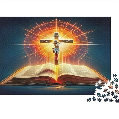 Inspiration 1000 Teile Religion Puzzle für Erwachsene Paper Material Christliches Motiv Puzzeln Lern Deko 38x26cm/1000pcs