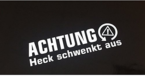 Achtung Heck Schwenkt Shocker Auto Aufkleber JDM Tuning winter Drift dapper