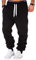 L.A.B 1928 Herren Jogginghose Trainingshose Sporthose Fitness Jogg Japan Kosmo Style Hose LAB-7004 (XXL, Schwarz/Weiß)