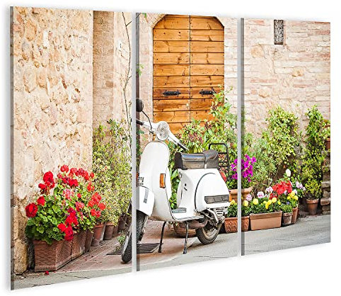 islandburner Bild auf Leinwand Vespa Roller Bilder Wandbilder Poster