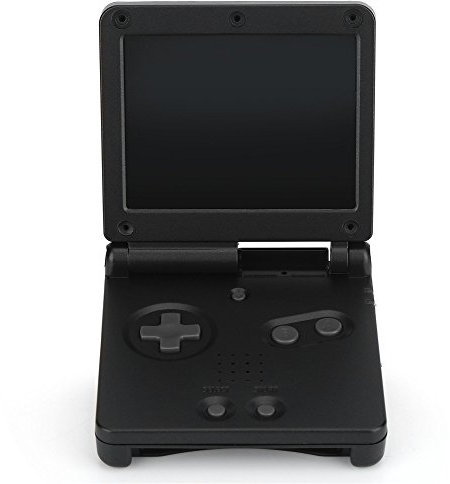 Zerone Shell Case für Gameboy SP, Ersatz Gehäuse Shell Case Cover Reparatur Kit für Game Boy Advance GBA SP, Kunststoff (Schwarz)