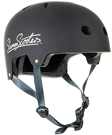Slamm Scooters Logo Helmet Skateboard-Helm, Unisex, Erwachsene, Schwarz (Black), 57-59 cm