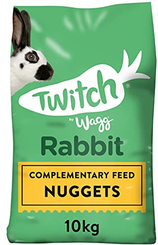Wagg Twitch Rabbit Food 10kg - Complementary Feed Nuggets