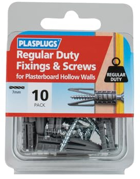 PLASPLUG 10 RD PLASTERBOARD FIXINGS & SCREWS