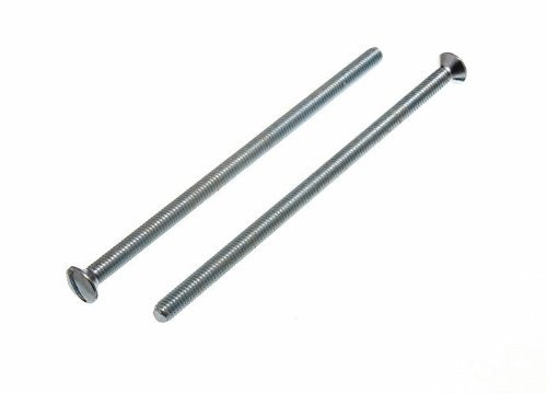 Lot de 10 vis électriques pour prise de courant en acier BZP 3,5 x 75 mm