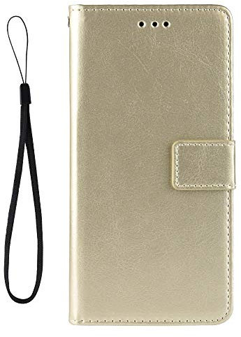 Manyip Hülle für LG Q7,Leder Handyhülle LG Q7,Retro magnetischer Telefonkasten [Kartenfächern][Magnetverschluss] Leder Fall für LG Q7