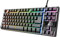 Trust Gaming Clavier Gamer TKL RGB GXT 833 Thado Clavier Filaire Compact (20% Plus Petit), Éclairage LED Multicolore, AZERTY Français, USB Plug & Play, PC/Ordinateur Portable - Noir