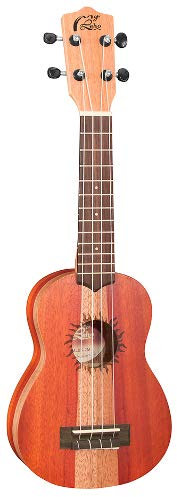 Leho MLUS-2M, Sopranukulele 2-tone Mahagoni mit Gig Bag