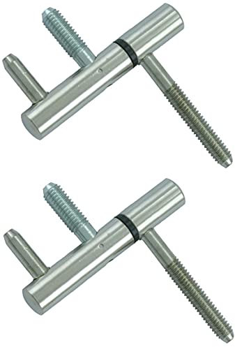 AXA Einbohrpaumelle für Stahlrahmen Stahl vernickelt