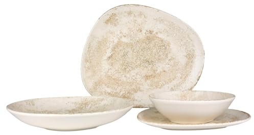 Bonna Geschirrset - Nacrous - 24 teilig - 6 Personen - Porzellan