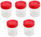 Plastikmessbecher, 40 ml Urinprobenflasche mit Deckelmessbecher, Messbecher, Messbecher mit Deckel, Küchenmessbecher, Plastikmessbecher