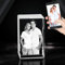 Cadre photo 2D/3D en cristal gravé au laser - Image et texte personnalisés sur cube en verre - Cadeau de Saint-Valentin, fête des mères pour femme (2D, 6 x 6 x 9 cm)