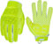 Seibertron Lineman/Linebacker Handschuhe 2.0 Padded Palm American Football Receiver Gloves, Flexibler TPR-Aufprallschutz Back of Hand Handschuhe Erwachsener Sizes Fluo Green XL