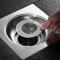 Lioaeust Filtro per lavandino per vasca da bagno, filtro per doccia, tappo di scarico, in acciaio , per cucina, bagno, 7 cm