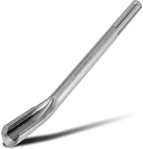 Monkey King Bar SDS Max Gouge Chisel,Hollow Gouge 18 x 300 x 33 MM - High Performance Grooving Tool for Concrete and Masonry