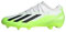 adidas X Crazyfast.3 Firm Ground Boots, Scarpe da Calcio Unisex-Adulto, Cloud White/Core Black/Lucid Lemon, 42 2/3 EU