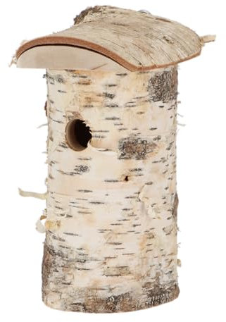 Esschert Design - Nichoir mésange Bleue Bouleau - Bois - NK109