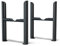 UK RADIATORS- Alpha Column Radiator Feet - 4 Column Anthracite - Sturdy Support for Radiators - Enhance Stability and Style - Easy Installation - Quality Material