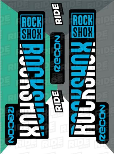 RockShox Recon Aufkleber Kit | Blau | 2018 Glanz