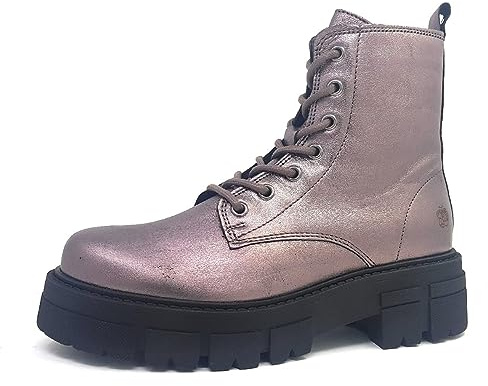 Apple of Eden Metallic Goat Damenschuhe Schnürstiefel Mehrfarbig Freizeit, Schuhgröße:38 EU