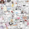 100 Packs Mini Cute Halloween Ghost Stickers for Water Bottles Laptop Car Phone Guitar Skateboard Computer Scrapbook Wall Home, Lovely Ghost Meme Vinyl Waterproof Aesthetic Decals Stickers