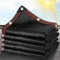 Rete ombreggiante,Telo parasole HDPE,Vela rettangolare con occhielli,2M 3M 4M 5M 6M 8M 10M Personalizzabile,per giardino,pergola,piante del patio,all'aperto,2x2m(7 * 7ft)-Black