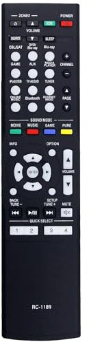 Azwok Fernbedienung Ersatz für Denon AV Receiver VR-S700, AVR-S710, AVR-X1200W, AVR-X1300W, AVR-S700W, AVR-S710W, AVR-S720W, AVR-X1100W, AVR-X1200, AVR-X1300